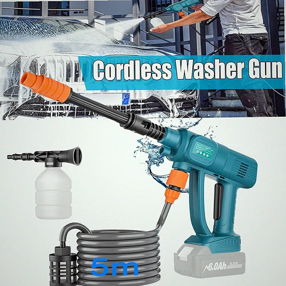 Cordless Washer GUN High Pressure Water Spray Gun For makita 18v Battery