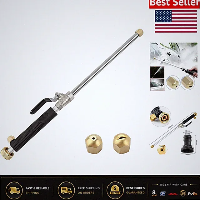Corrosion-Resistant Power Washer Wand - Perfect for Windows, Cars, and Outdoors