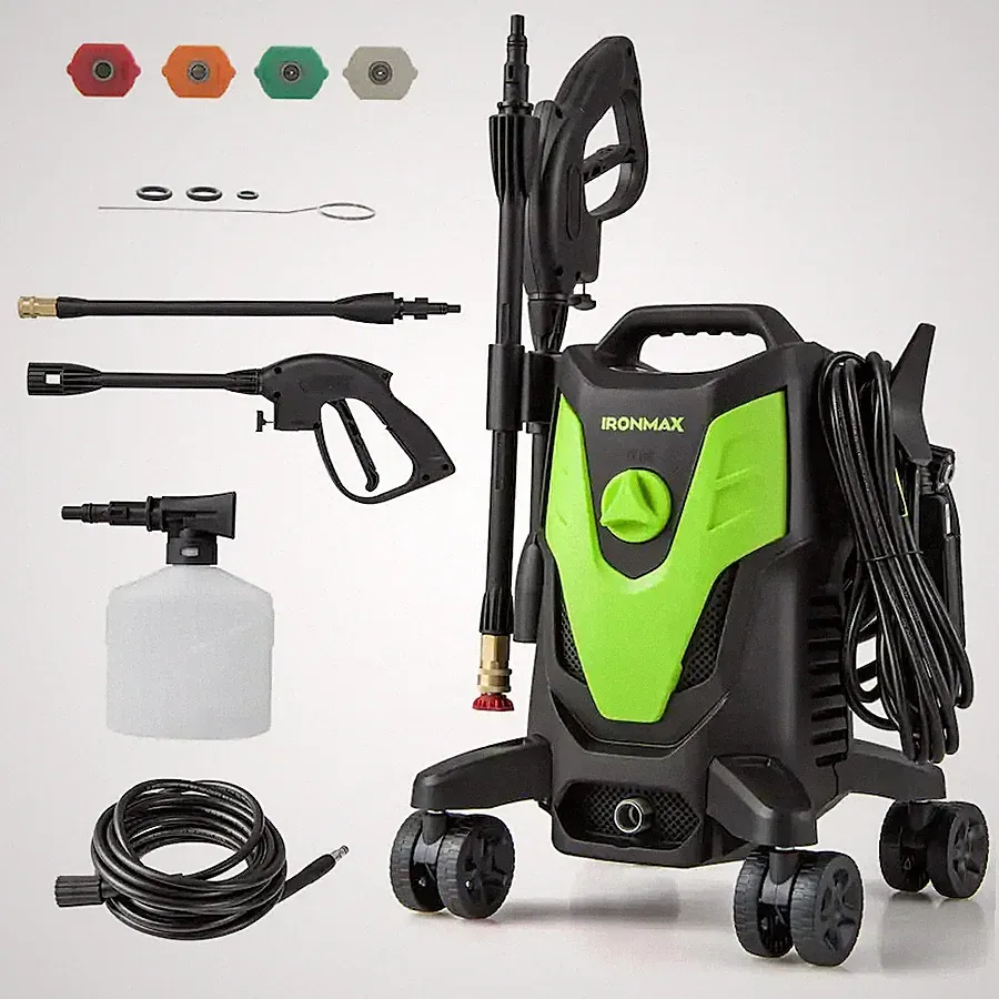 Costway - 2400 PSI High Pressure Cleaner Machine Electric Pressure Washer with 4