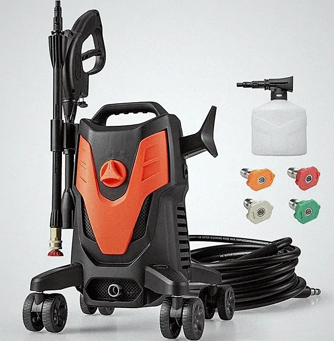 COSTWAY 2400 PSI Pressure Washer Portable 1.7 GPM 4 Nozzles Soap