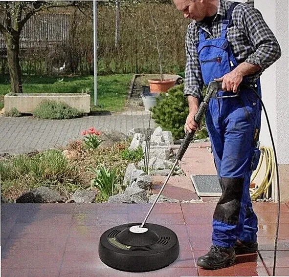 Costway Utility Surface Cleaner Pressure Washer Attachment 3000 PSI 16-Inch Head