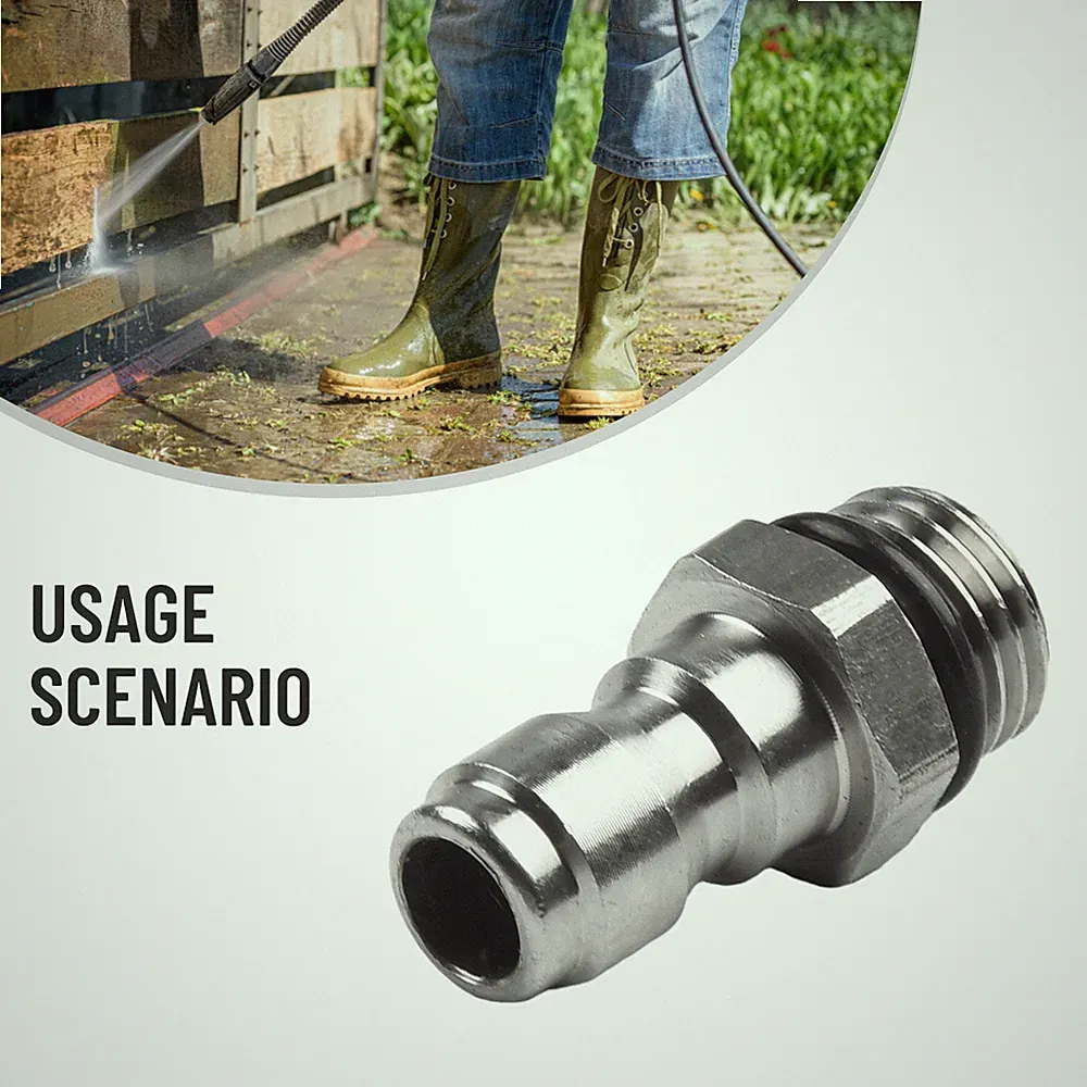 Coupler Pressure Washer Connector Replacement Attachment Fitting Parts