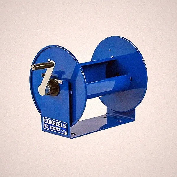 Cox Custom High Pressure Washer Hose Reel Blue | Hand Crank | Up To 100'