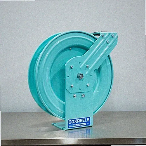 Cox Retractable Hose Reel | Custom Mint Green | For 3/8" Air or Pressure Washer