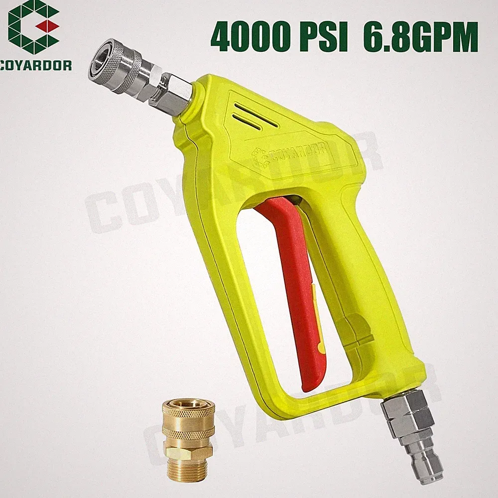 COYARDOR Pressure Washer Short Gun with Quick Connector Swivel 4000 psi 6.8 GPM