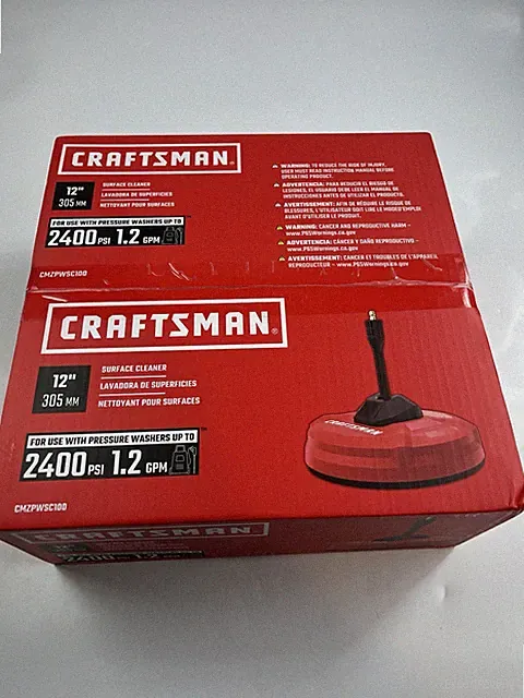 CRAFTSMAN 12 in Surface Cleaner - CMZPWSC100 - New Open Box