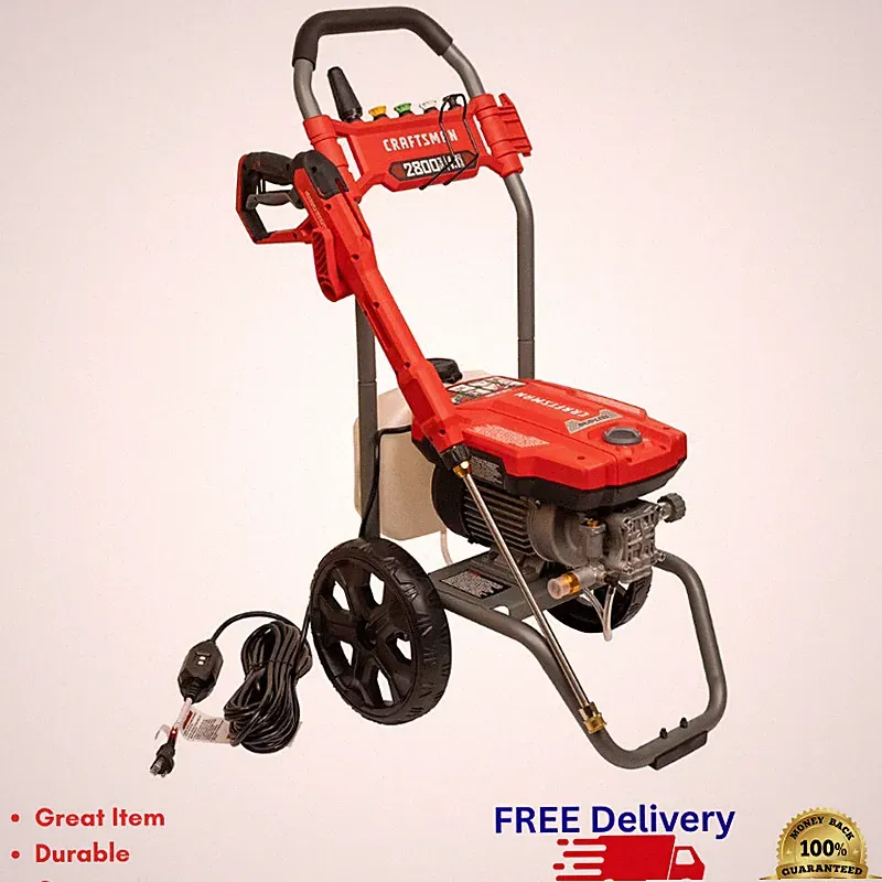 Craftsman 2800 PSI Electric Brushless Cold Water Pressure Washer Outdoor Cleaner