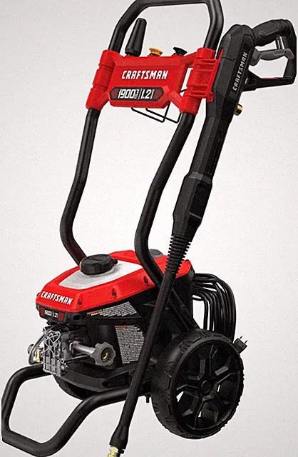 CRAFTSMAN Electric High Pressure Washer, Cold Water, 1900 -PSI, 1.2-GPM