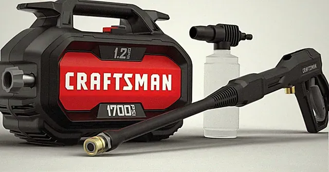 CRAFTSMAN Electric Pressure Washer, Cold Water, 1700-PSI, 1.2-GPM, Corded (CMEPW