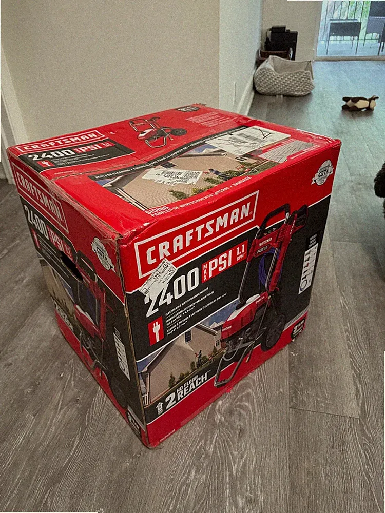 CRAFTSMAN Electric Pressure Washer, Cold Water, 2400-PSI, 1.1-GPM, Corded