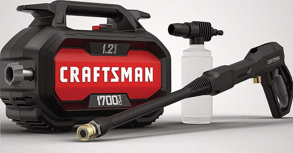 CRAFTSMAN Electric Pressure Washer, Cold Water, Lightweight Corded Power Washer