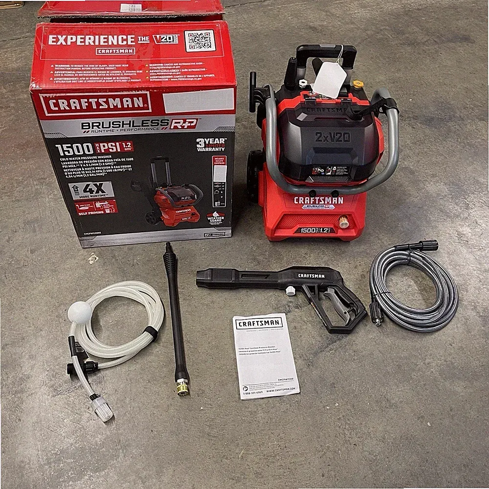 Craftsman V20 1500 PSI 1.2GPM Cold Water Pressure Washer (CMCPW1500N2) TOOL ONLY