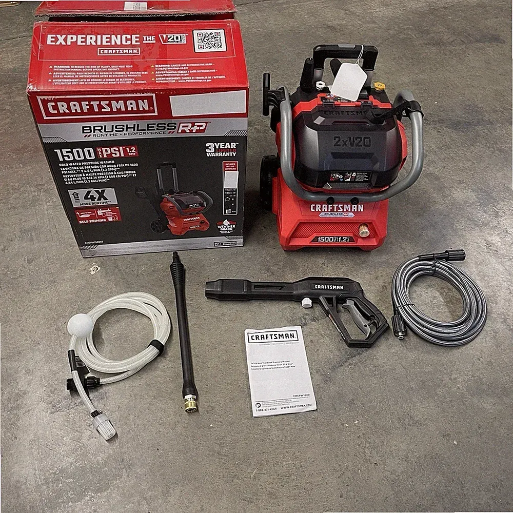 Craftsman V20 1500 PSI 1.2GPM Cold Water Pressure Washer (CMCPW1500N2) TOOL ONLY