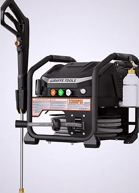 Crossfalls 3000PSI Electric Pressure Washer, 50Ft Hose, Foam Cannon, 4 Nozzles