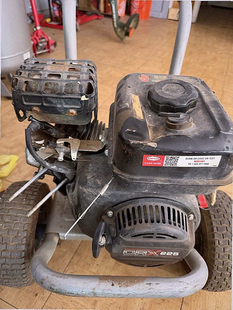 CRX 225 Simpson Pressure Washer Engine Has Compression No Spark