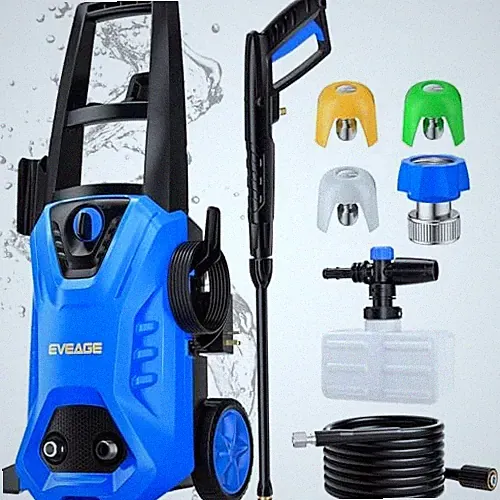DARK BLUE - EVEAGE ELECTRIC PRESSURE WASHER, 4200 PSI 2.8 GPM POWER WASHER WITH