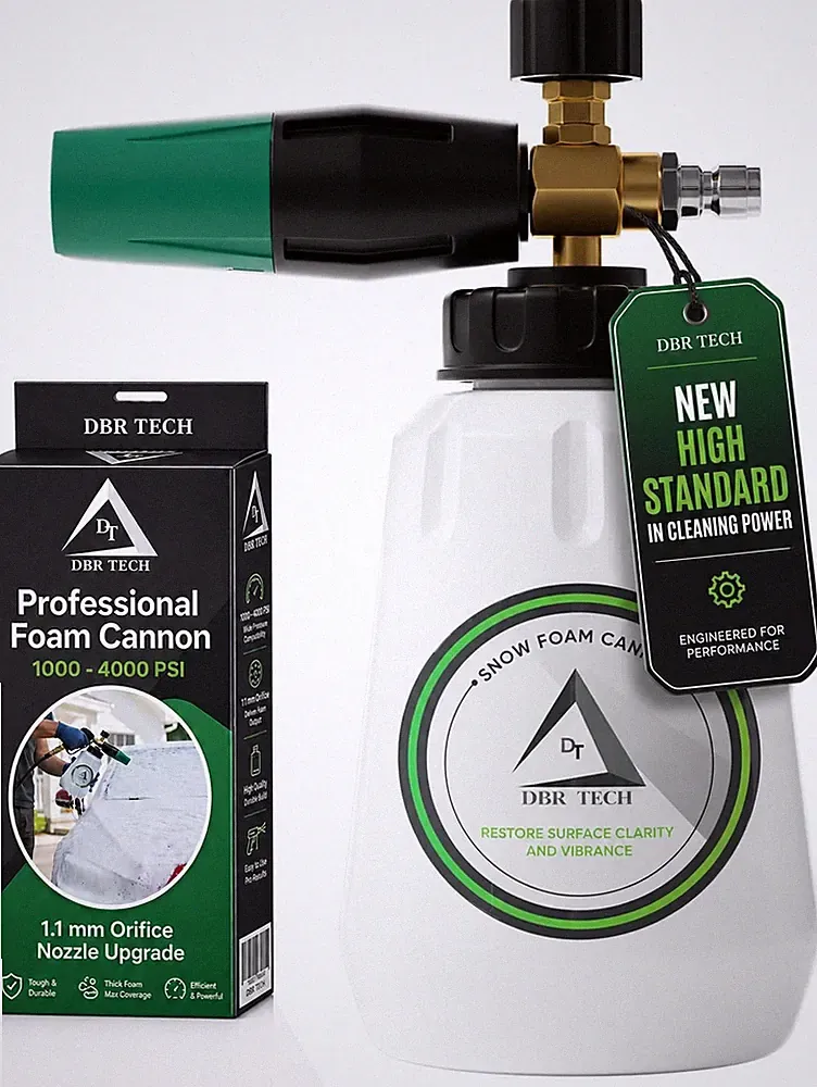 Green Foam Cannon Pressure Washer