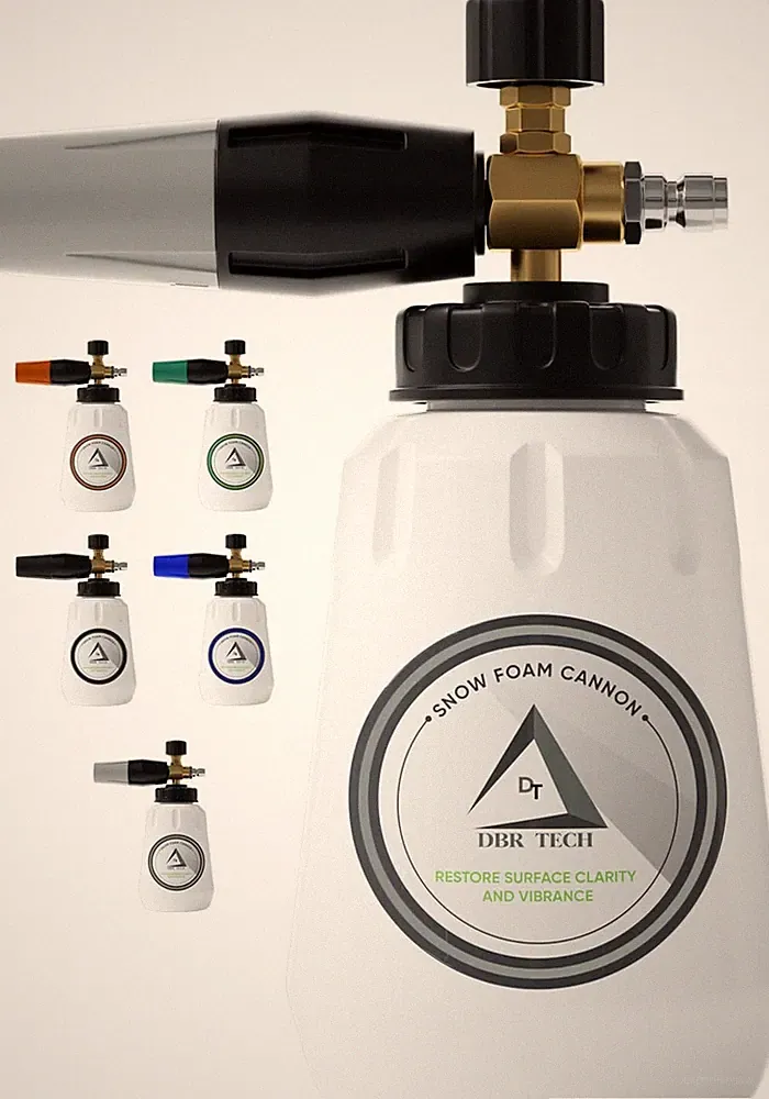 DBR Tech® Foam Cannon for Pressure Washer | Pro-Grade, 1.1mm Orifice, 1000