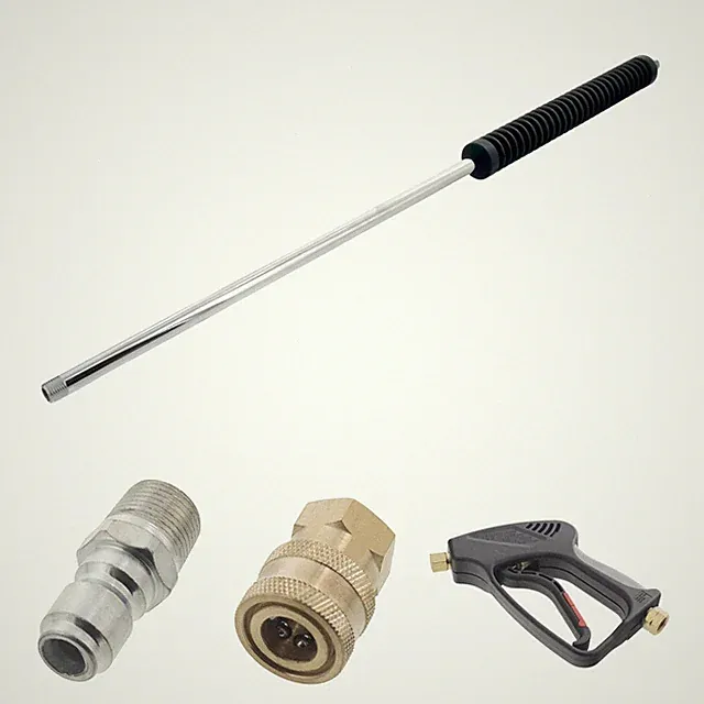 Deluxe 5000 PSI 10 GPM Pressure Washer Gun and 28in. Wand and Couplers