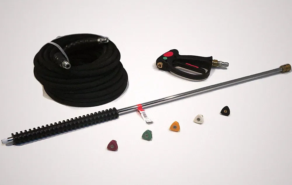 Deluxe SPRAY GUN, WAND, 50' HOSE & TIPS for Power Pressure Washers - 4000 PSI