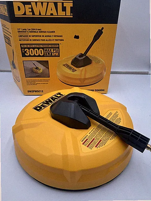 DeWalt 12” DRIVEWAY & SIDEWALK SURFACE CLEANER (3000 PSI MAX) DWZPWSC12