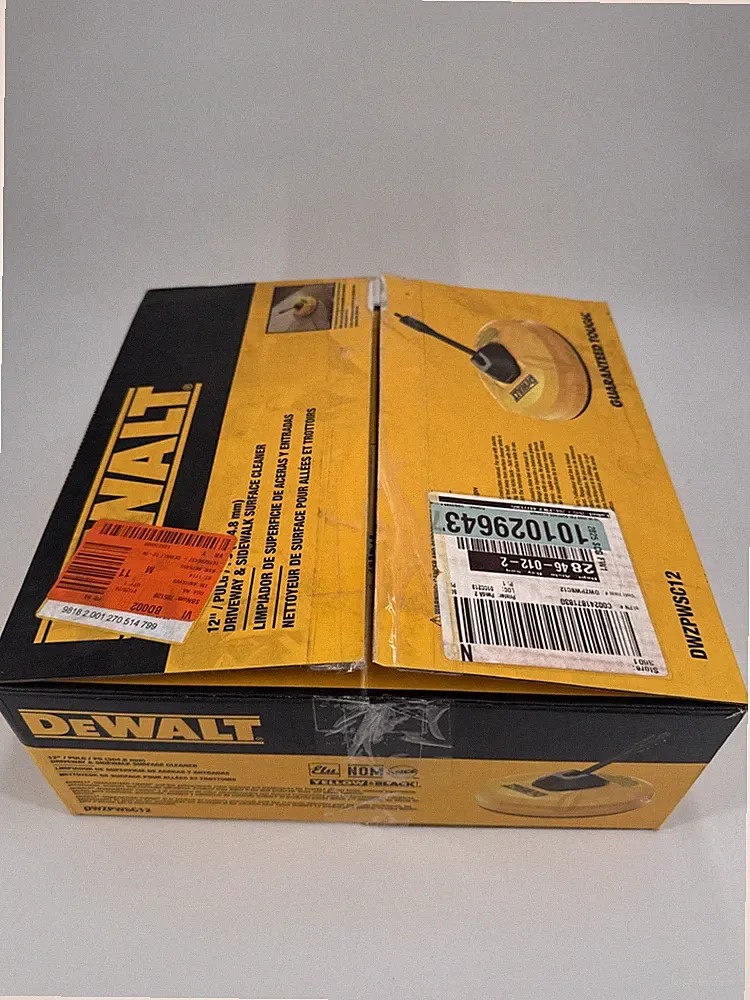 DEWALT 12" Driveway & Sidewalk Surface Cleaner Pressure Washer Att., DWZPWSC12