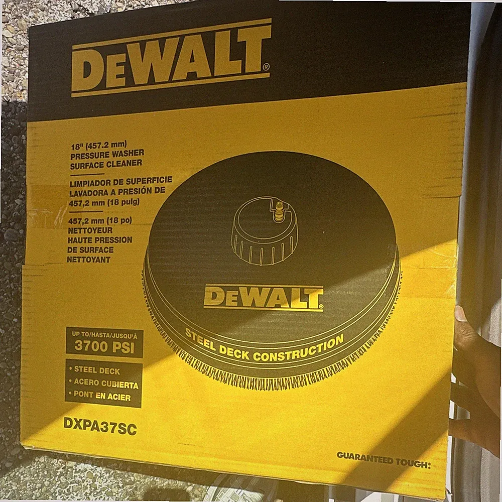 DEWALT 18 in Steel Deck Pressure Washer Surface Cleaner Attachment DXPA37SC