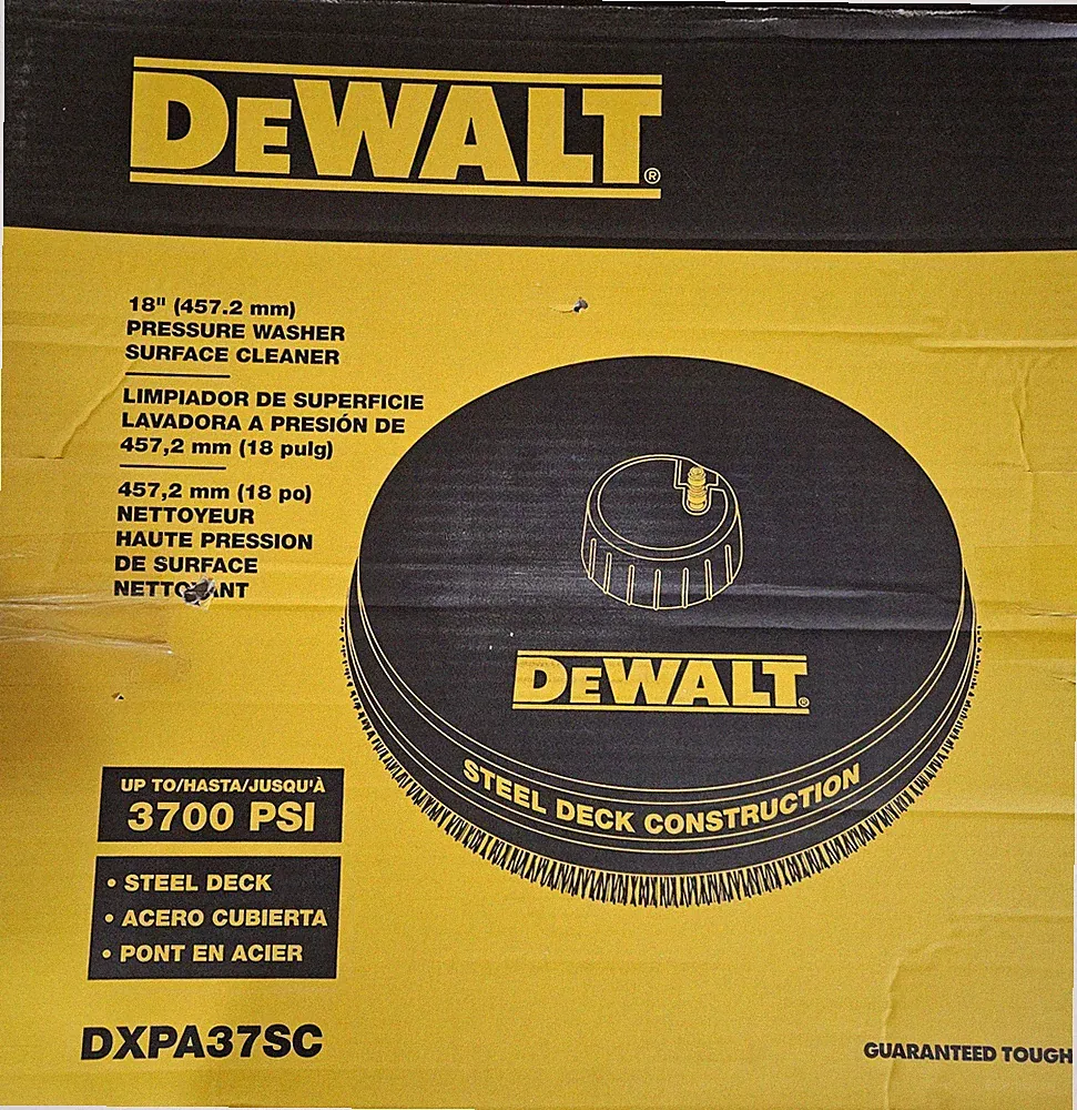Dewalt 18" Pressure Washer Surface Cleaner DXPA37SC
