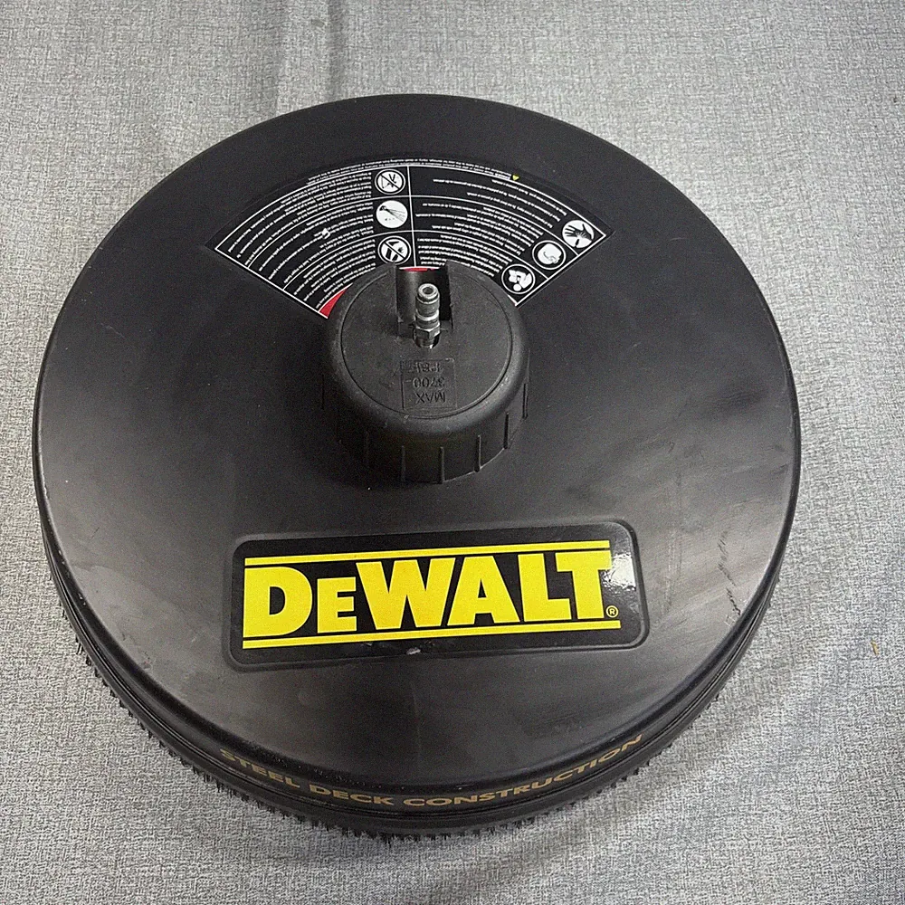 Dewalt 18" Steel Deck Surface Cleaner For Pressure Washer 3700 PSI NO Box
