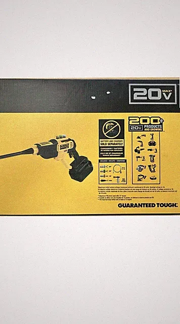 DEWALT 20V MAX 550 PSI Battery Power Cleaner Tool Only DCPW550B