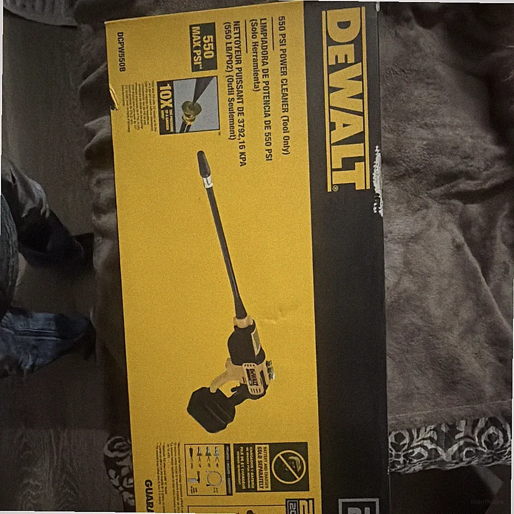 DEWALT 20V MAX Cordless Power Cleaner 550 PSI Black/Yellow DCPW550B