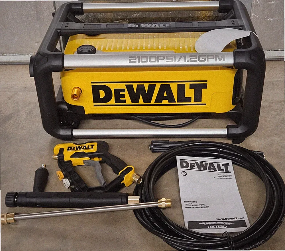 DeWalt 2100 PSI 1.2 GPM Electric Cold Water Pressure Washer Model# DWPW2100