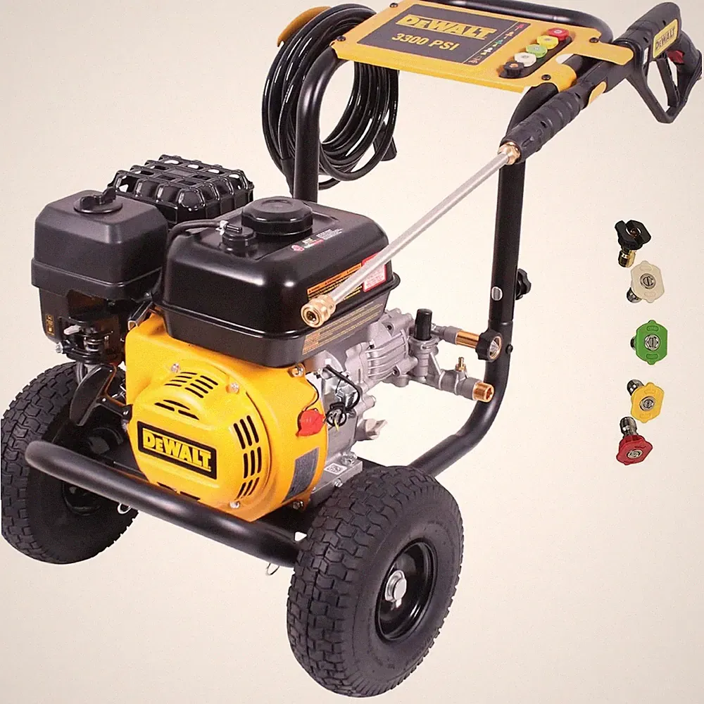 Dewalt 3300 PSI Gas Pressure Washer Model 61147S 5 Nozzles