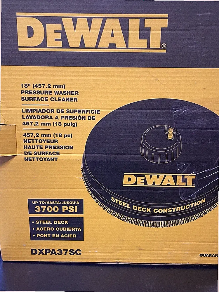 DEWALT 3700PSI 18" Pressure Washer Surface Cleaner DXPA37SC
