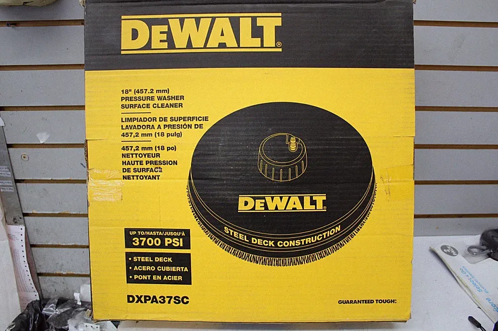 DEWALT 3700PSI 18" Steel Surface Cleaner For Gas Power Washer DXPA37SC NEW