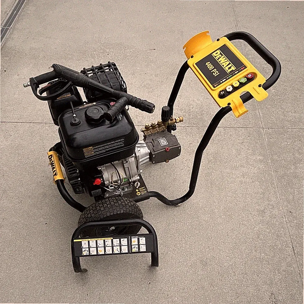 DEWALT 4400 PSI Gas Pressure Washer w/ Hose, Casters - Yellow/Black