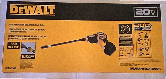 Dewalt 550PSI Power Cleaner Pressure Washer Tool Only DCPW550B NEW