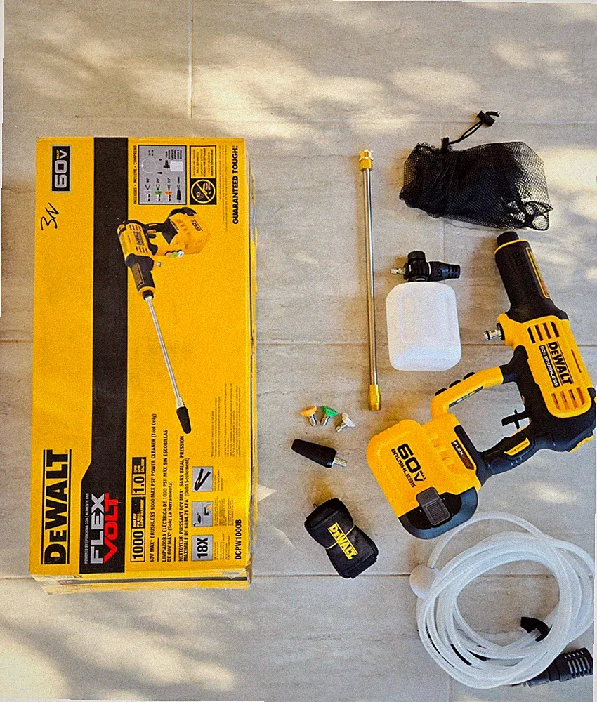 DeWALT 60V FlexVolt 1000PSI Pressure Washer Power Cleaner DCPW1000B (TOOL-ONLY)