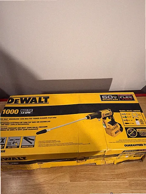 Dewalt 60v Flexvolt Brushless 1000 PSI Power Cleaner DCPW1000B