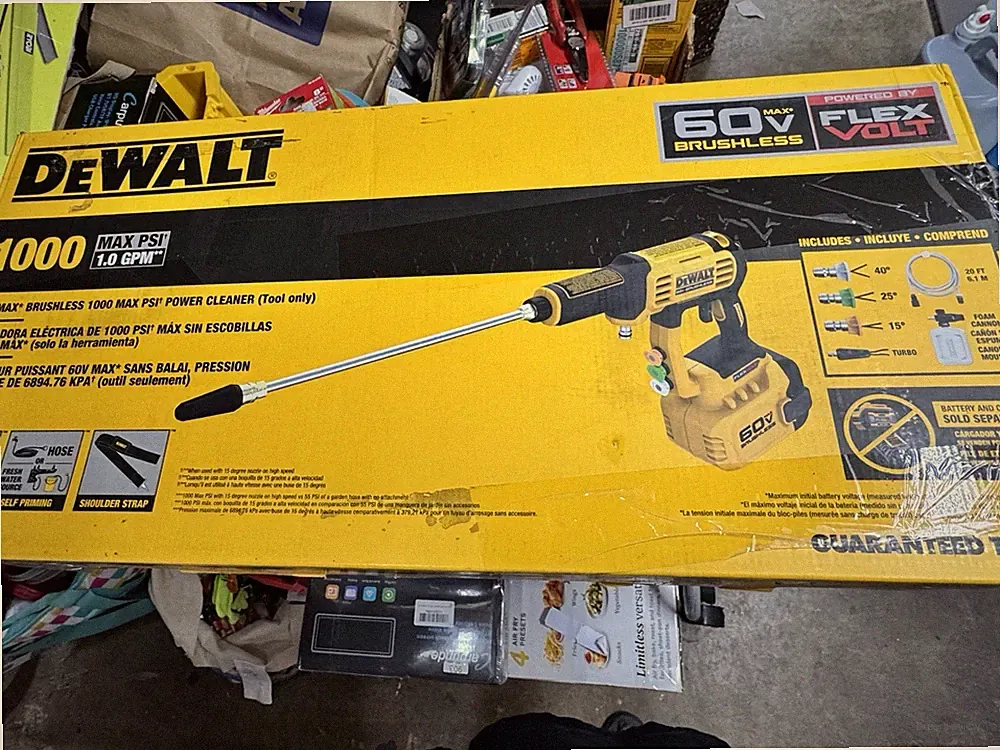 Dewalt DCPW1000B 60v Max Flexvolt Brushless 1000 Psi Power Cleaner (Tool Only)