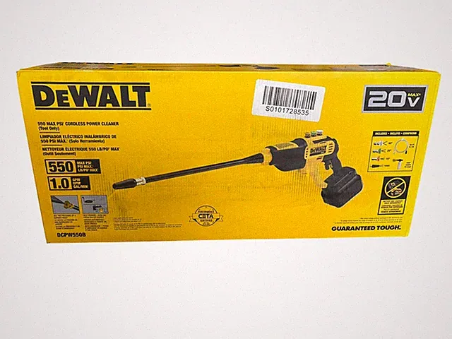 DEWALT DCPW550B 20V MAX 550 PSI Power Cleaner (Tool Only)