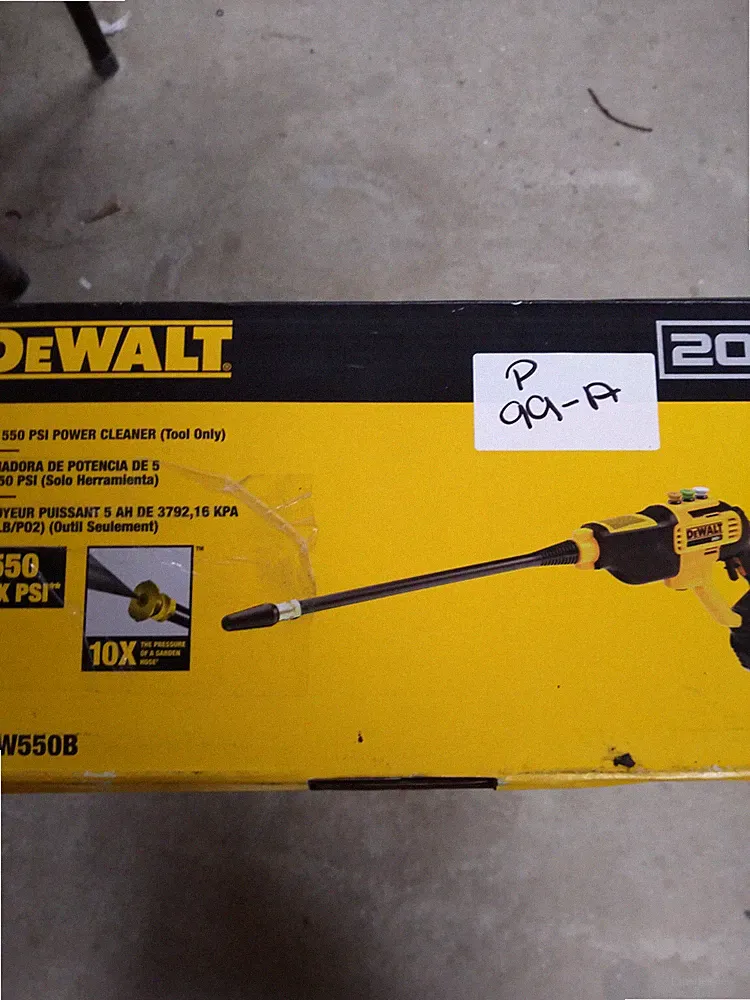 DEWALT DCPW550B Cold Water Pressure Washer (Tool Only)#701
