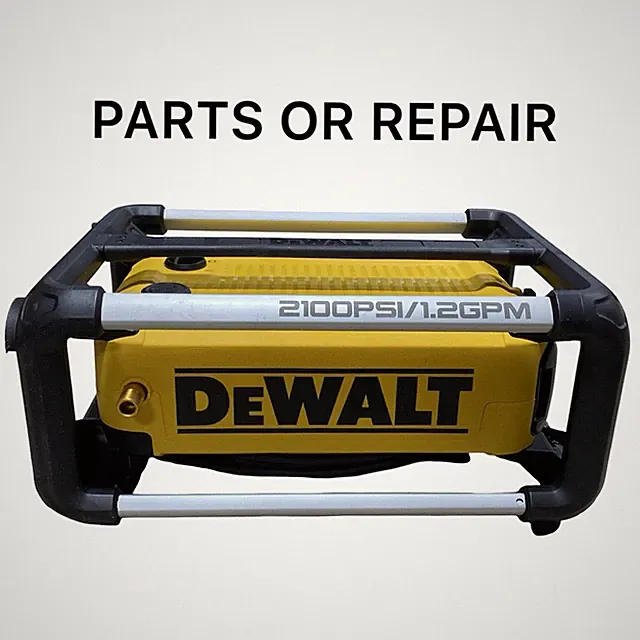 DEWALT DWPW2100 1.1 GPM Cold Water Electric Pressure Washer- FOR PARTS/REPAIR