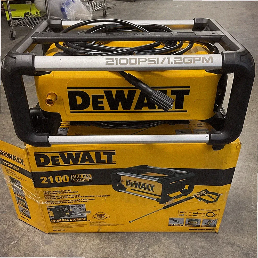 DeWalt DWPW2100 2100 PSI 1.2 GPM Electric Cold Water Pressure Washer