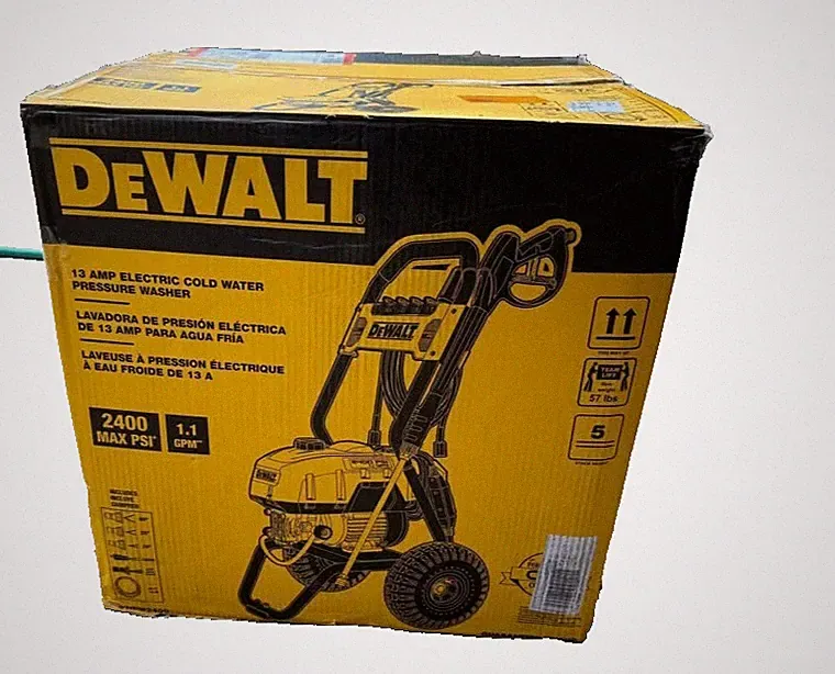 DeWALT DWPW2400 2400 PSI 1.1 GPM Cold Water Electric Pressure Washer w/ Nozzles