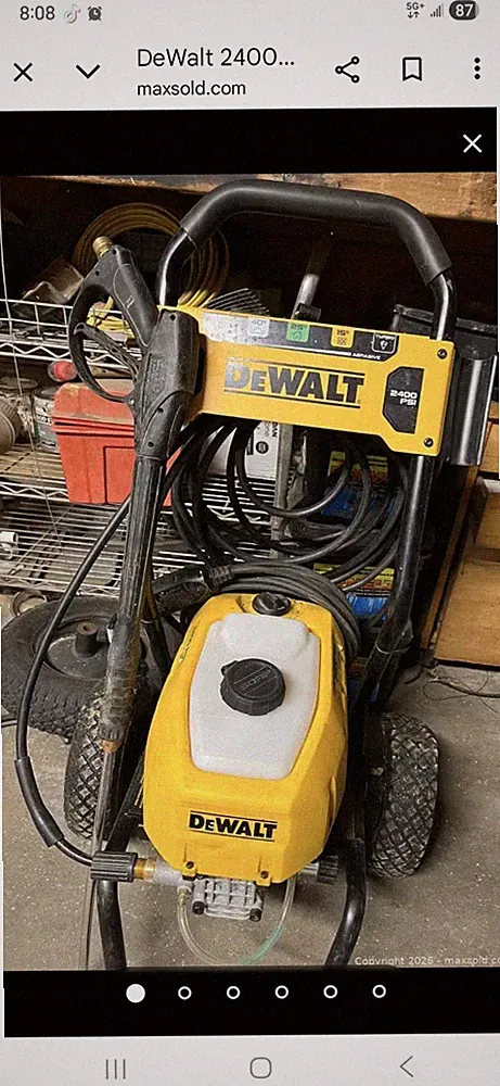DEWALT DWPW2400R 13 Amp 2400 PSI 1.1 GPM Cold Press Washer Certified