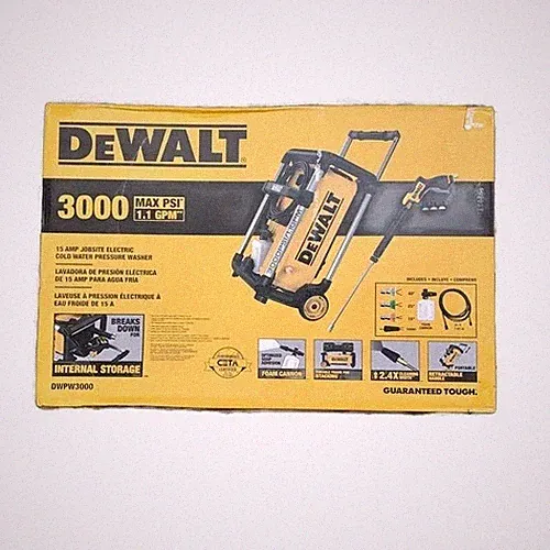 Dewalt DWPW3000 3000 PSI Cold Water Electric Pressure Washer - BRAND NEW