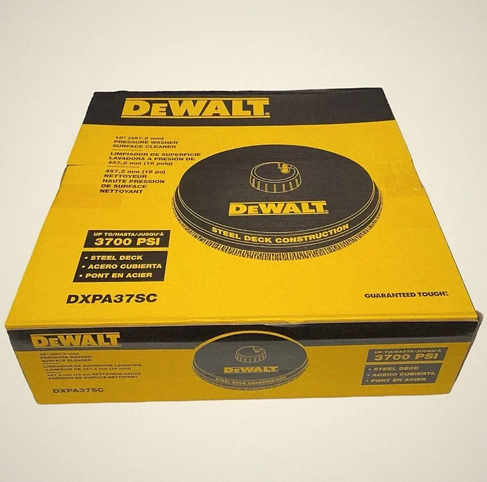DEWALT DXPA37SC 18" Surface Cleaner for Pressure Washer Steel Deck 3700 Psi