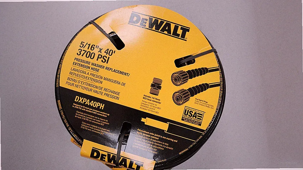 DeWalt DXPA40PH 40 Ft 3700 PSI Pressure Washer Hose M22 CONNECTOR NEW FREE SHIP!