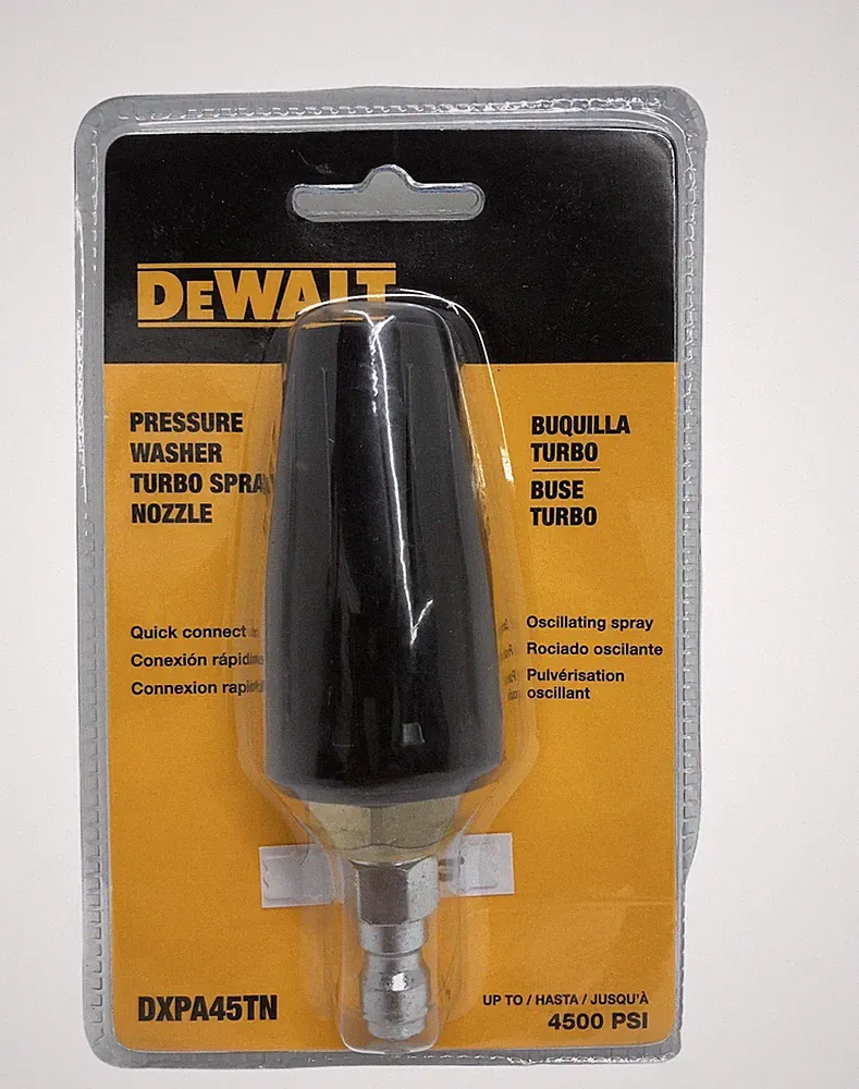 Dewalt DXPA45TN 4500 PSI Pressure Washer Turbo Spray Nozzle NEW